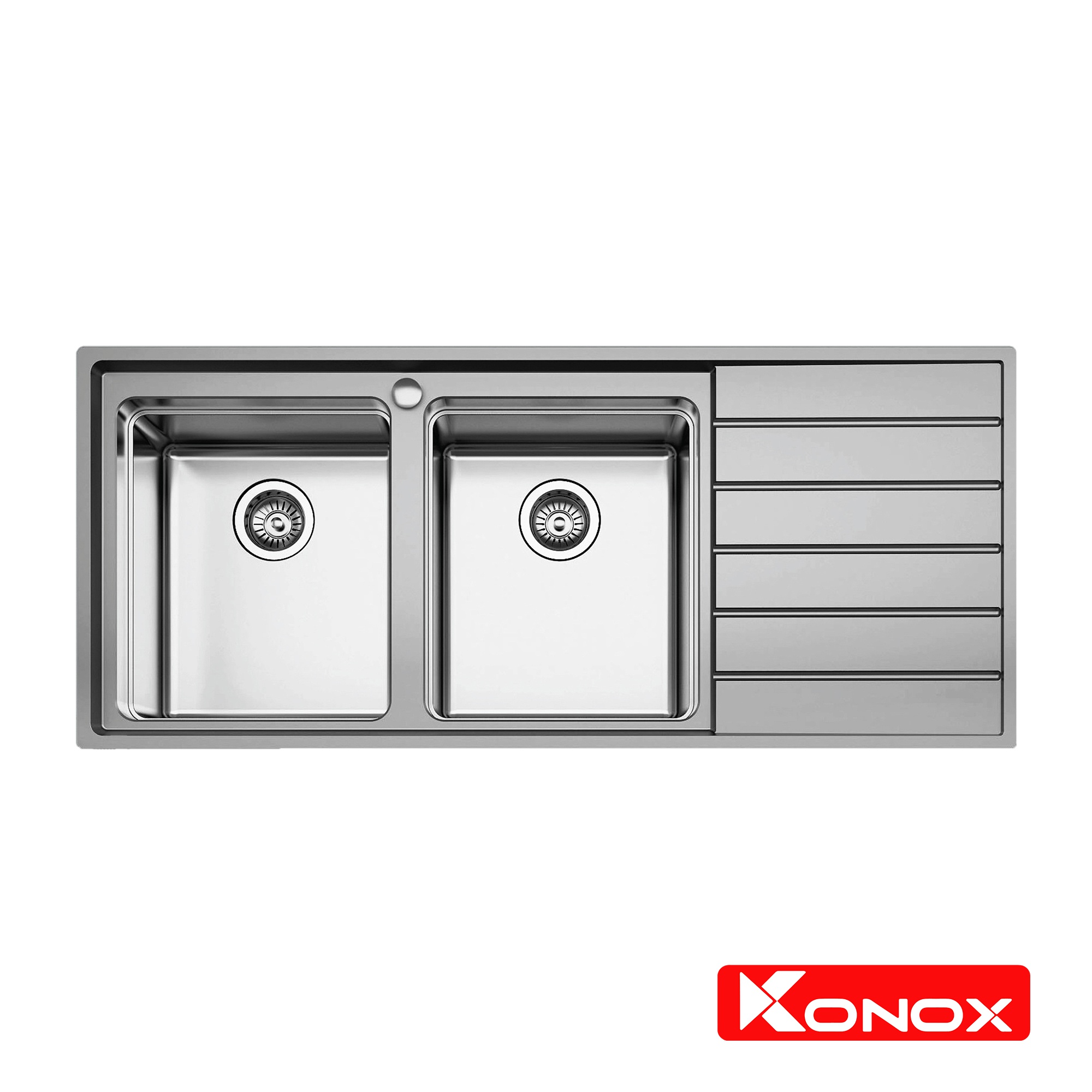 Chậu rửa Konox có bàn chờ - Premium KS11650 2B
