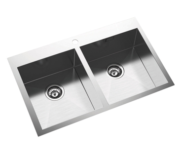 Chậu rửa 2 hố cân Inox 301 RL01-8245-C 【Big Sale】