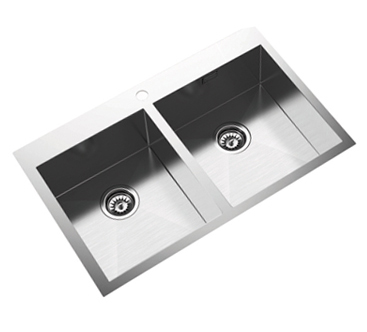 Chậu rửa 2 hố cân Inox 304 RL04-7843-C 【Tốp #1 Bán Chạy】