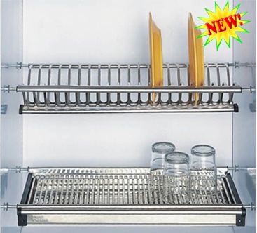Giá bát cố định 2 tầng EU.0170 inox cao cấp Eurogold ✓ Hót