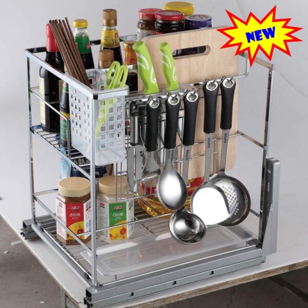 Giá đựng gia vị, dao thớt EU.250 inox cao cấp Eurogold 【Big Sale】