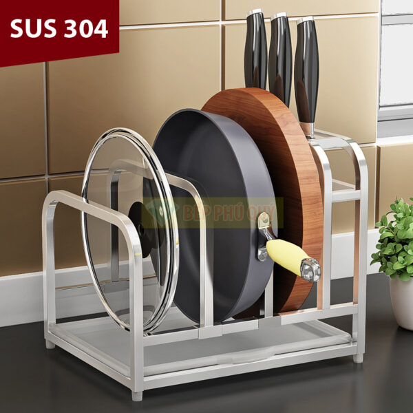 (Free Ship) Kệ cài dao thớt inox 304 - Kệ để dao thớt inox 304 để bàn 【#1 Sale Off】
