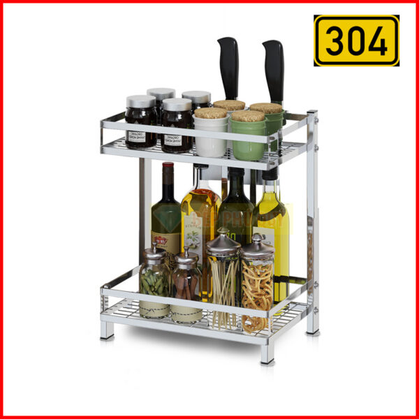 (Free Ship) Kệ đựng gia vị inox 304 để bàn 【Hàng Chuẩn】 ✓Đẹp