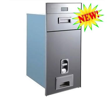 Thùng gạo thông minh mặt kính đen Luxury TG02.300 ✓Đẹp