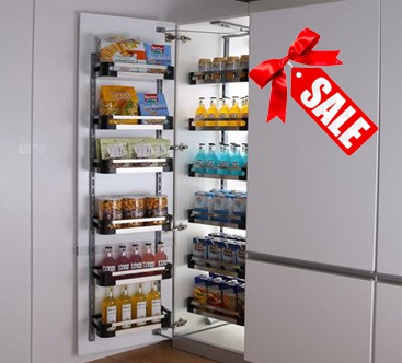 Tủ đồ khô cánh mở hộp 4 tầng TK03.450A inox cao cấp Eurogold ☆☆☆