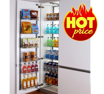 Tủ đồ khô cánh mở hộp 6 tầng TK03.450 inox cao cấp Eurogold 【#1 Sale Off】