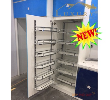 Tủ đồ khô cánh mở nan dẹt 4 tầng TK01.450 inox cao cấp Eurogold 【#1 Sale Off】