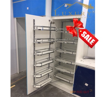 Tủ đồ khô cánh mở nan dẹt 6 tầng TK01.600 inox cao cấp Eurogold ✓ Hót