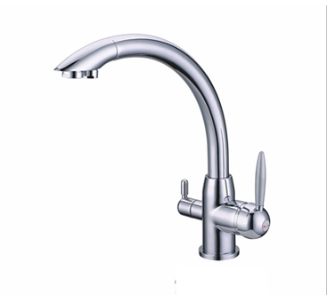 Vòi rửa bát đồng mạ Crom RL-806 ☆☆☆