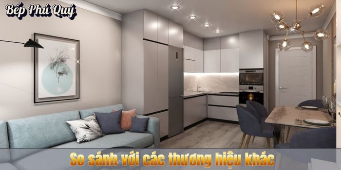 So sánh với các thương hiệu khác